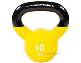 Sporzon! All-Purpose Color Vinyl Coated Kettlebell