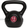 TKO Kettlebell | Dumbbell Weight Plastic Shell Soft Neoprene Home Gym Workouts | Men Women Core Fitness Weightlifting Fat Burning | 8 10,15 20 lbs 3.6 4.5 6.8 9 kgs Weights