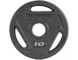 CAP Barbell 2-Inch Olympic Grip Plate 10-Pound Set of 2 Black