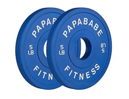 papababe Olympic Change Plates 2 inch Fractional Weight Plates Designed for Olympic Barbells for Strength Training