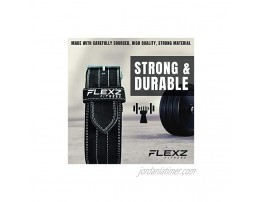 FlexzFitness Single Prong Power Lifting Belt Weightlifting Back Support Belt for Men and Women