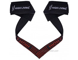 HighlivingWeight Lifting Straps Professional Standard Padded Straps Gel Flex