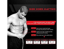 Master of Muscle Workout Weight Lifting Belt for Men and Women – Contoured and Neoprene Lightweight for Comfortable Back Support Ideal for Squat Powerlifting Deadlift Training
