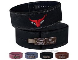 Mytra Fusion Leather Weight Lifting Power Lifting Back Support Belt Weight Lifting Belt Men Weight Lifting Belt Women Weightlifting Belt