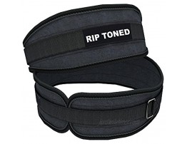 Rip Toned Lifting Belt 4.5 Inch Weightlifting Back Support- Weight Lifting Belt for Squats Deadlift Clean Lunges While Powerlifting Bodybuilding Strength Training Weight Training