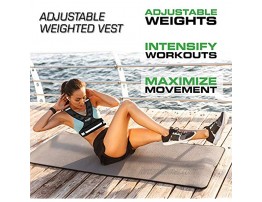 Aduro Sport Adjustable Weighted Vest Workout Equipment 4-10lbs 11-20lbs 20-32lbs 26-46lbs Body Weight Vest for Men Women Kids