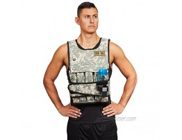 CROSS101 Weighted Vest Arctic Desert Camouflage 20lbs 80lbs