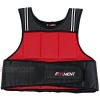 EFITMENT Weighted Vest with Adjustable 12lb Weights & Reflective Stripe | Body Weight Workout Equipment for Strength Endurance Jogging Cardio for Adult Men Women Red for Visibility