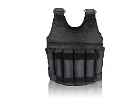 Weighted Vest Adjustable Strength Training Vest Weightloading Sand Clothing Color : 110 lbs