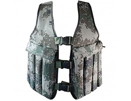 Yosoo 20KG 44LBS Adjustable Camouflage Weight Weighted Vest Training Workout Fitness Exercise Jacket Unisex