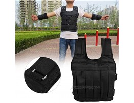 Yosoo Health Gear Weighted Vest Heavy Duty 50KG Weight Vest Adjustable Loading Weight Vest Jacket for Strength Training Exercise Fitness Crossfit Men and Women