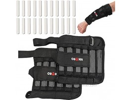 Wrist Arm Weights Removable Wrist Ankle Weights 11LB Adjustable Ankle Weights Weight Straps for Fitness for Men Women for Walking Jogging Gymnastics Aerobics 1Pair 2 Pack
