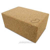 Bean Products Yoga Blocks Standard & Large Sizes Studio Grade Non-Slip Made from Eco Friendly Materials 100% Natural Cork or Foam Improves Stability & Alignment Single Block or 2 Pack Sets