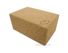 Bean Products Yoga Blocks Standard & Large Sizes Studio Grade Non-Slip Made from Eco Friendly Materials 100% Natural Cork or Foam Improves Stability & Alignment Single Block or 2 Pack Sets