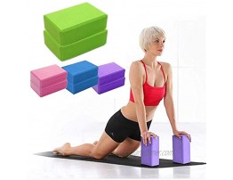 CWM Yoga Block 1-2 Pack and High Density EVA Foam Yoga Brick to Support and Deepen Poses