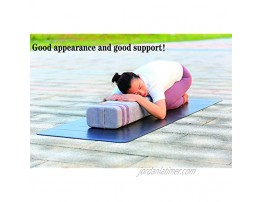 Ejanmilar Yoga Bolster28x10x6 Firm Support-Rectangular Restorative Pillows Meditation Cushion Yoga Accessories