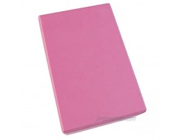 EvriFit Yoga Blocks High-Density Foam Workout Accessory Optimal Comfort Good for All Levels Pink 2 Pack