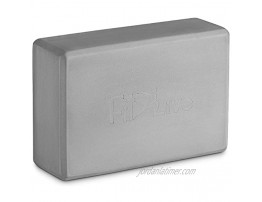 Fit2Live Yoga Block Foam Brick with Beveled Edges Aids Pose Expression Provides Support and Reduces Straining and Stretching Yoga Accessories