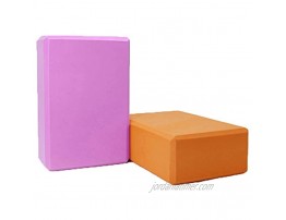 Sprifloral Yoga Blocks Set of 2 9 x 6 x 3High Density EVA Foam Block to Support and Deepen Poses