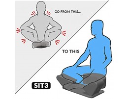 Ungloo SIT3 Yoga Meditation Seat Foam Cushion Hip and Knee Support Blocks Ankle Padding Lightweight Portable Camping