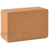 VLAMPO Yoga Block,Cork Yoga Brick Soft High Density Yoga Block to Support Poses Fitness Equipment