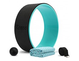 Yoga Wheel Chirp Wheel for Back Pain 13 x 5 Strong Premium Back Roller and Stretcher with Thick Cushion Yoga Prop Wheel for Stretching and Improving Backbends