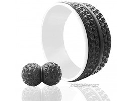 ChiFit Yoga Wheel Kits Trigger Points,myofascial Release,Foam Roller,Neck Stretching-Deep Massage Stretching to reshape The Body-Contain Yoga Wheel & Multifunctional Magical Black Ball