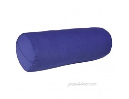 YogaAccessories MAX Support Deluxe Round Cotton Yoga Bolster