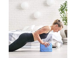 You’re Free Yoga Premium Extra Firm Yoga Bolster and Block Set for Meditation & Relaxation w Free eBook Teal and Gray