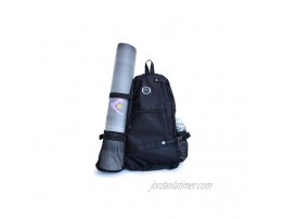 AURORAE Yoga Mat Carrier Bag. Multi Purpose Cross-Body Sling Back Pack. Mat Sold Separately.