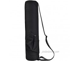 BACALAR Yoga Mat Bag Yoga Bag Yoga Mat Carrier Bag for Women and Men with Water Bottle Pocket and Zipper Pocket Exercise Yoga Mat Bag with Adjustable Strap