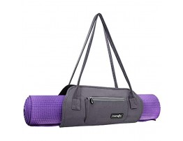 Cosmos Exercise Yoga Mat Carrying Shoulder Strap Bag with Internal and Outside Storge Pocket Yoga Mat is NOT Included