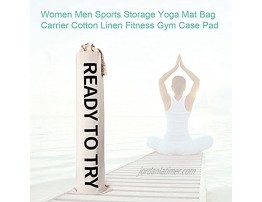 DENPETEC Yoga Mat Bag Sports Storage Pilates Mat Bag Adjustable Strap Easy Access Fit Most Mat Size Yoga Bags Large Functional Storage Pockets for Women and Men