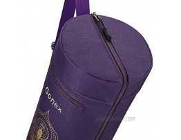 Gonex Yoga Mat Bag Yoga Mat Carrier Full-Zip Exercise Yoga Mat Carry Bag for Women Men with 2 Multi-Functional Storage Cargo Pockets Extra Wide Adjustable Shoulder Strap