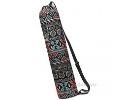 Yoga Mat Bag for Women and Men Double Storage Pocket,Easy Access Zipper Adjustable Shoulder Strap and Handle,Fits Most Mats