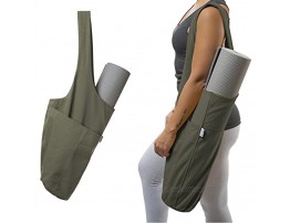 Yogiii Yoga Mat Bag | The Original YogiiiTote | Yoga Mat Tote Sling Carrier with Large Side Pocket & Zipper Pocket | Fits Most Size Mats