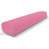 Bean Products Yoga Bolster Made in The USA with Eco Friendly Materials Studio Grade Pranayama Support Cushion That Elevates Your Practice & Lasts Longer Natural Cotton Hemp or Vinyl Cover