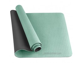 CAMBIVO Extra Thick Yoga Mat for Women Men Kids Professional TPE Yoga Mats Workout Mat for Yoga Pilates and Floor Exercises