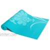 Tone Fitness Yoga Mat with Floral Pattern