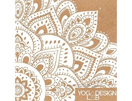 YOGA DESIGN LAB | The Cork Yoga Mat | Eco Luxury | Ideal for Hot Yoga Power Bikram Ashtanga Sweaty Workouts | Studio Quality | Includes Carrying Strap!