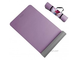 Yoga Mat PIDO Non Slip Yoga Mat for Women & Men 1 4 &1 3 Inch Extra Thick Eco Friendly TPE Fitness Exercise Workout Mat with Carrying Strap for Yoga Pilates