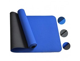 ZIZOhome Yoga Mat Eco-Friendly TPE Mat Non Slip Fitness & Exercise Mat Gym Classic Mat with Carrier Strap72 L x 24 W x 1 4 Inch Thick