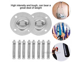 SANON Yoga Hammock Hook Fixed Disc Stainless Steel Mount Anchor Bolts Ceiling Buckle Hooks