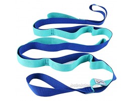Cerbonny Stretch Strap 12 Loops Yoga Stretching Strap Nonelastic Leg Stretcher for Physical Therapy Plantar Fasciitis,Pilates,Dance and Gymnastics