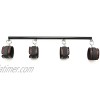 exreizst 3 in 1 Black Spreader Bar with 4 Adjustable Brown Straps Training Tools Set for Home Gyms Black and Brown