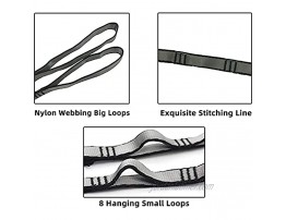 PRIOR FITNESS 2pcs Nylon Daisy Chain for Aerial Yoga Hammock Swing Adjustable Yoga Extender Strap Rope Anti-Gravity Yoga Extend Belts