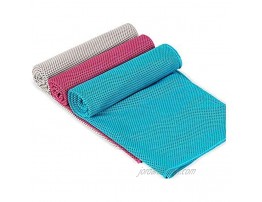 Genérico Customized Microfiber Sports Cold Towel Magic Sports Travel Outdoor ice Cooling Cold Towel Four Pack