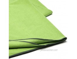 MERRITHEW Microfiber Towel Deluxe Sage Green 26.5 x 72 inch 68 x 183 cm