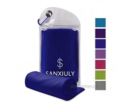 SANXIULY Cooling Towel for Sports Workout Fitness Gym Yoga Pilates Travel Camping,Hiking,Running,Golf & More