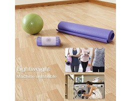 Yoga Mat Towel UCEC Non-Slip Hot Yoga Towel Sweat Absorbent 100% Microfiber for Hot Yoga Bikram Pilates and Fitness Crystal Purple